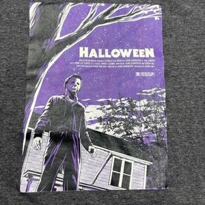 Halloween Michael Meyers At House Movie Poster Themed Gray T-Shirt Mens 2XL